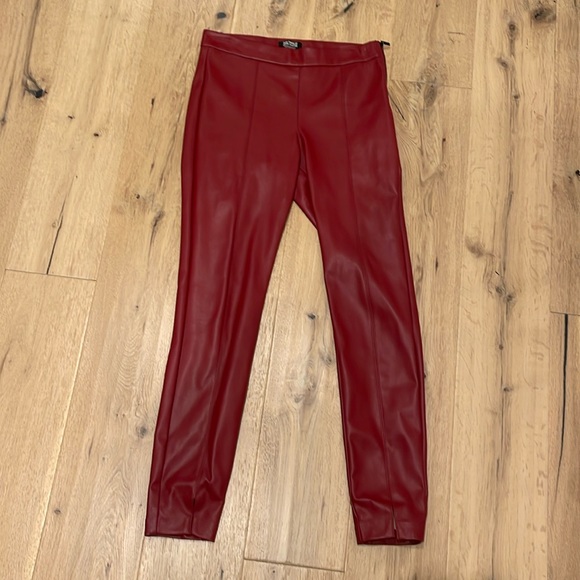Skinny Vegan Leather Pants - Picture 1 of 2